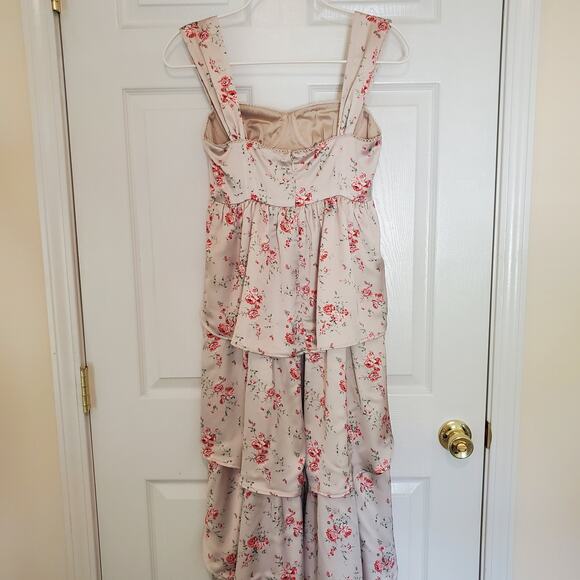 WeWoreWhat Corset High Low Maxi Dress Dainty Floral Size 0 - Picture 9 of 14